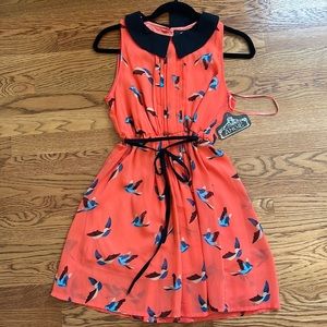 Angie coral dress